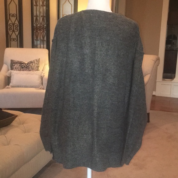 The Ultimate Grandpa Button Cardigan Charcoal - Picture 12 of 12